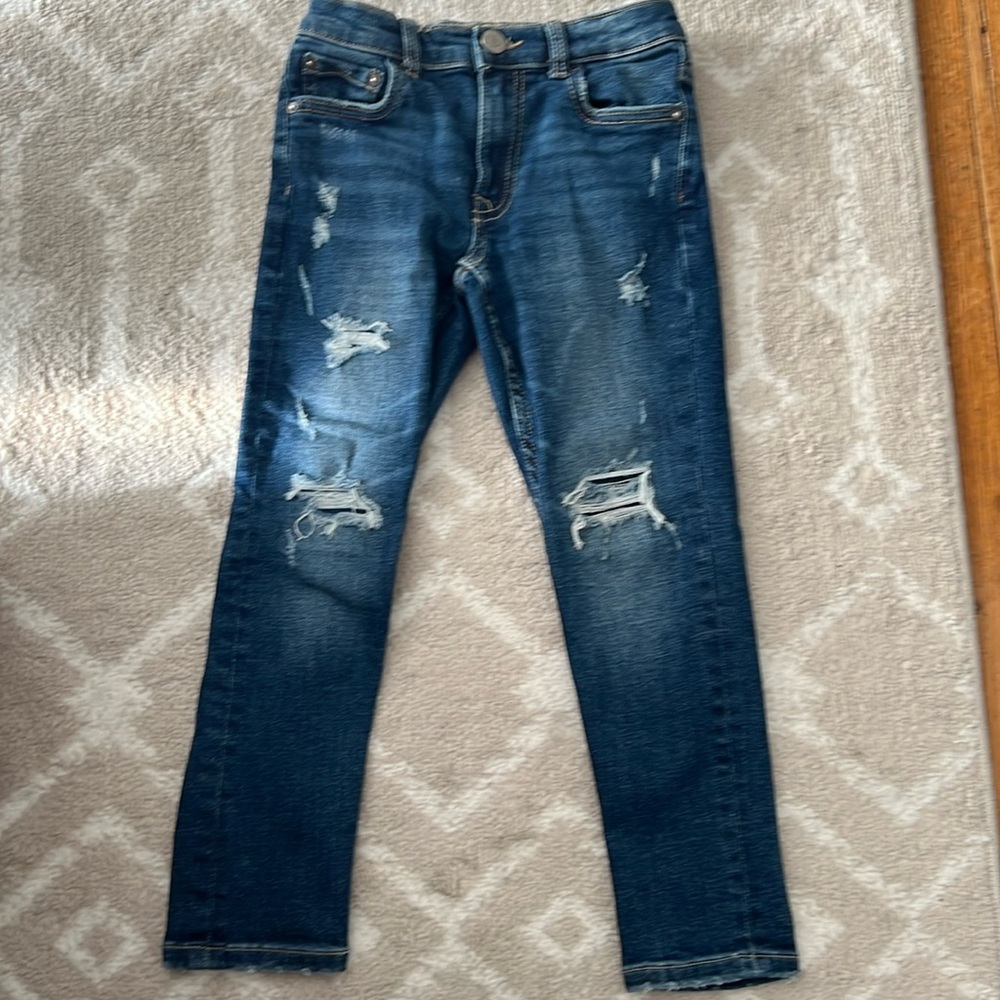 Boys Zara skinny fit comfy jeans. Size 7.